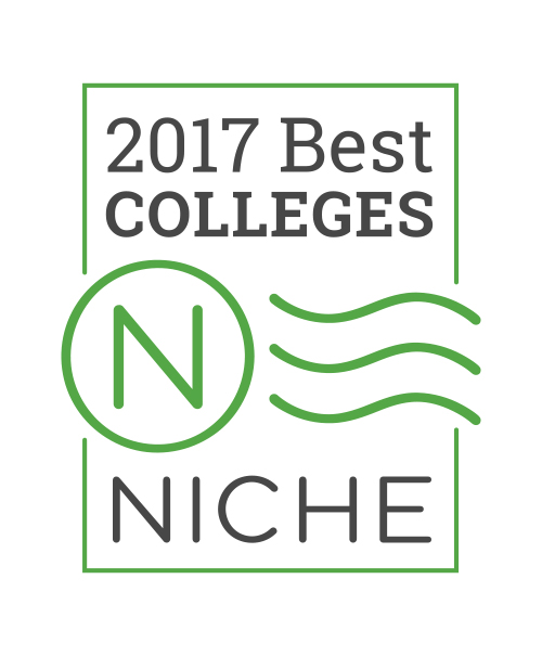 Niche's 2017 Best Colleges Badge