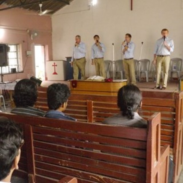 The Harvesters minister in India
