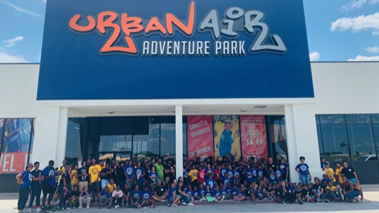 Tulsa Dream Center visiting the Urban Air Adventure Park in Tulsa